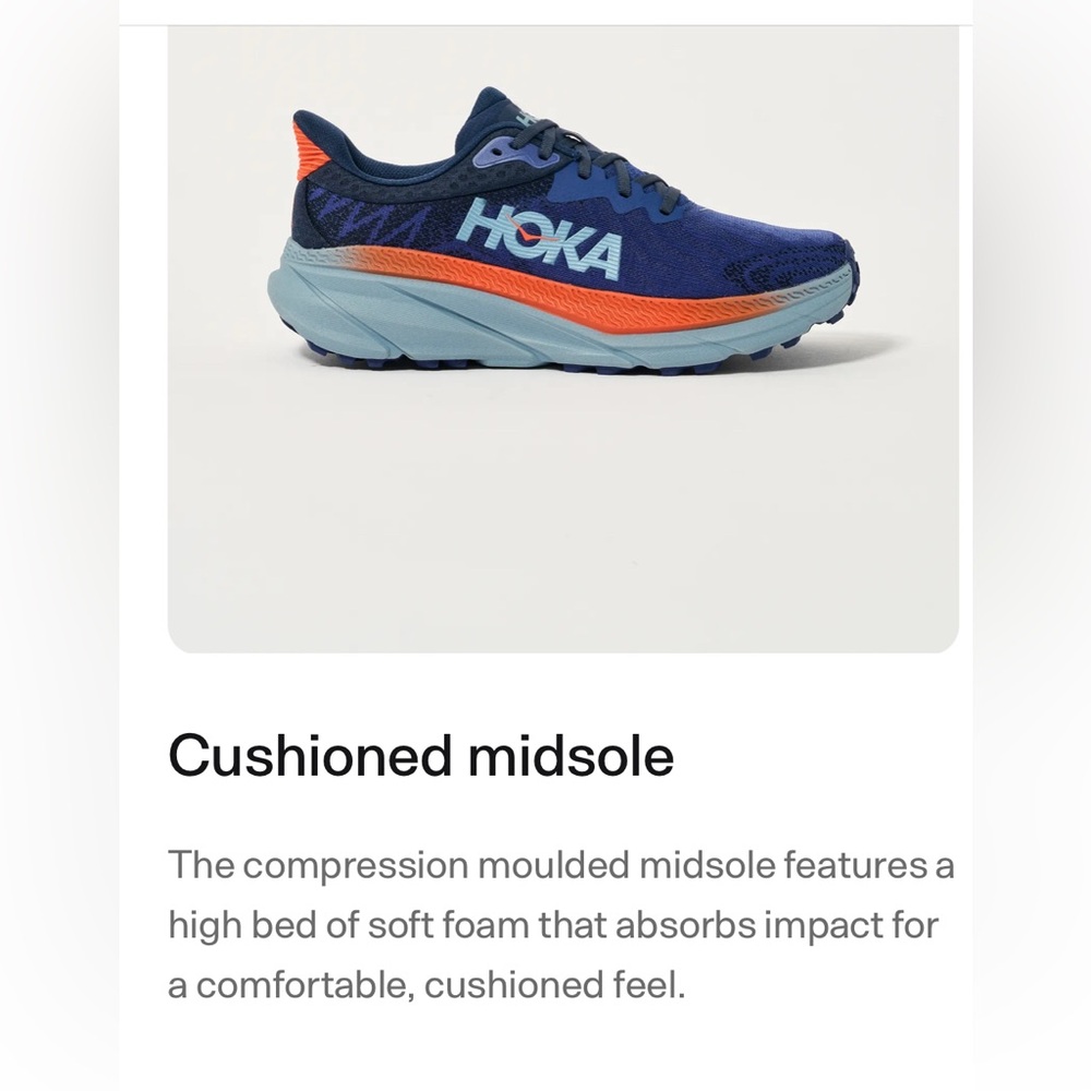 HOKA Men's Challenger 7 All Terrain Running (ATR) Shoes 14D - Picture 10 of 11